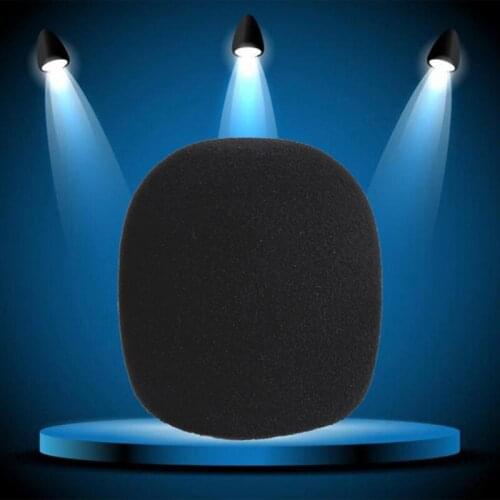 5X Round Ball Lavalier Microphone Foam Windscreen Sponge Windshields 6mm Opening