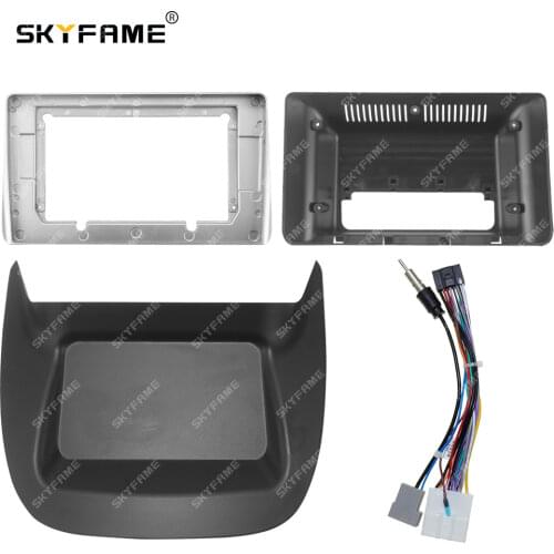SKYFAME Car Frame Cable For NISSAN Sentra N16 2001-2006 Android Big Screen Dask Kit Fascia Frame