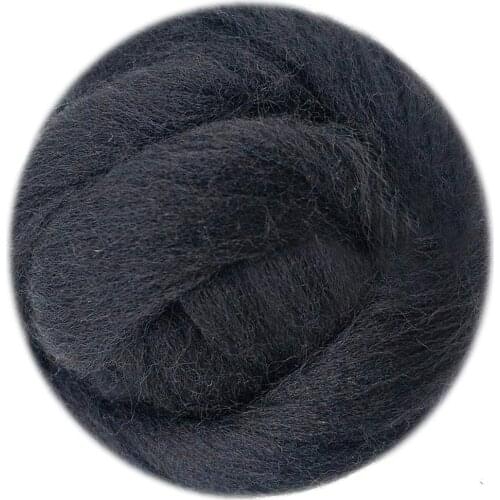 Feltsky 100g Felting Wool (70s 19um Grade) Needle Felting Diy Wool for Needle Felting Kit by Plastic Bag (N0.7)