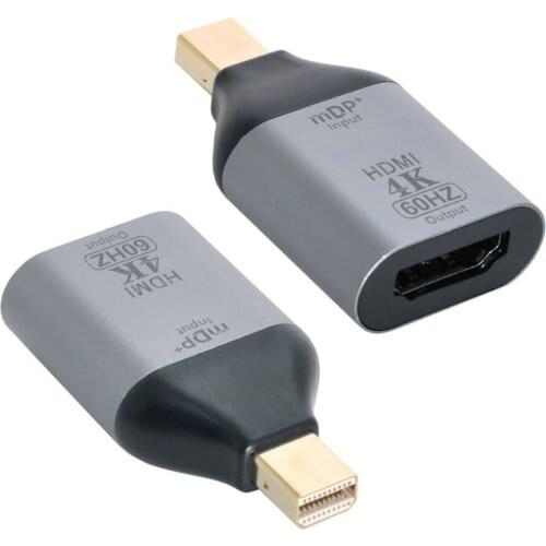 Jimier Mini DP DisplayPort Source to HDMI Sink Displays 4K@60hz Ultra HD Converter Adapter for Laptop Mac
