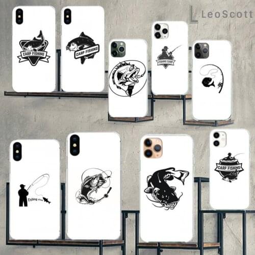 Carp Fishing Fish Phone Case For iphone 12 5 5s 5c se 6 6s 7 8 plus x xs xr 11 pro max mini
