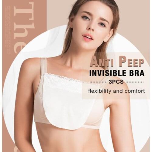 Lace Privacy Invisible Bra Anti Peep Invisible Bra Woman Lace Hide Underwear Woman Lace Hide Underwear Dropshipping