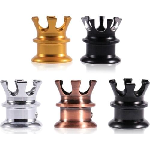 4Pcs Crown Design Aluminum Alloy Spark Plug Head Bolt Caps Covers for HL Twin Cam Sportster XL883 XL1200 Motocross Accessories