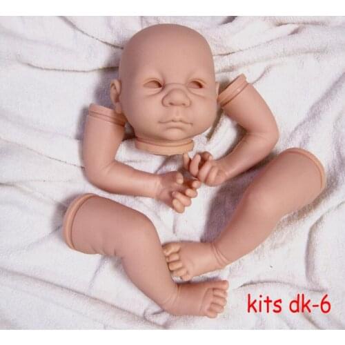 Reborn Doll DIY Kits Accessory for 20inch Lifelike Soft Vinyl Reborn Dolls Parts DK-6 Realistic Reborn Baby doll free shipping