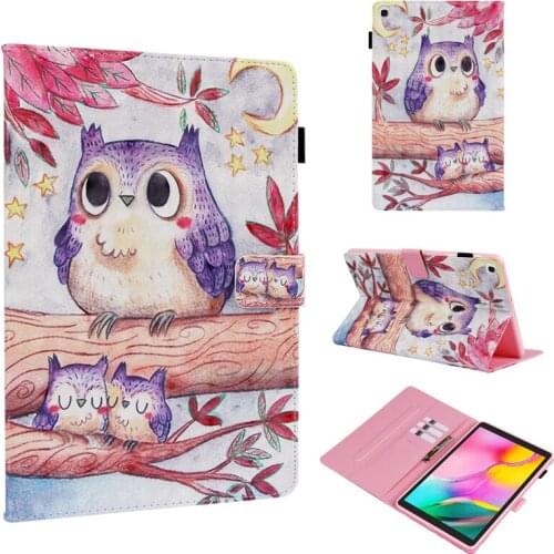 Cute 3D Cartoon Unicorn Cover For Samsung Galaxy Tab A 10.1 2019 SM-T510 SM-T515 10.1 inch PU Leather wallet stand Case