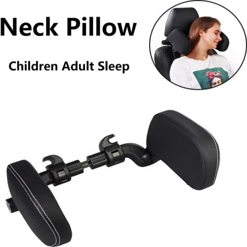 Upgrade U-shaped Pillow Universal Children Adult Sleep Side Head Support Pillow Neck Pillow Car Seat Headrest Travel Accessories