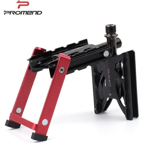 Promend Bike Pedal Support Kickstand Fold bike MTB Pedal Aluminum Metal Body Lightweight Smooth Lubricate Pedal