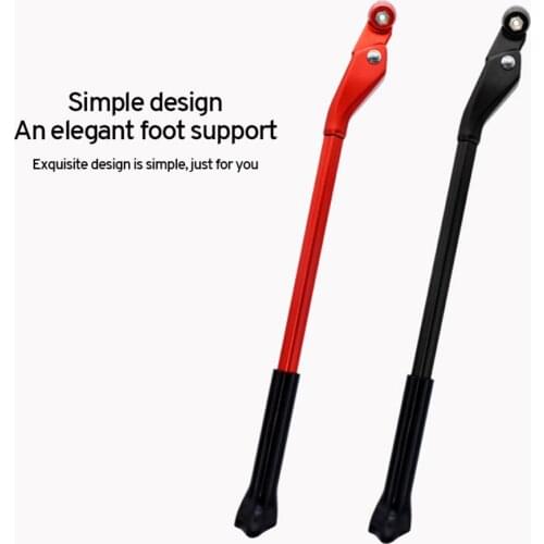 Bicycle Footrest Aluminum Alloy Adjustable Kickstand Parking Rack Mtb Road Bike Support Side Kick Foot Stand Bicycle Accessories
