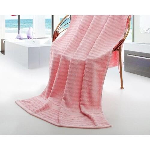 Drop Ship 100% Bamboo Fiber Towels Solid Bath Towel Set Beach Bamboo Absorbent 70*140cm Bathroom Towels for Adults