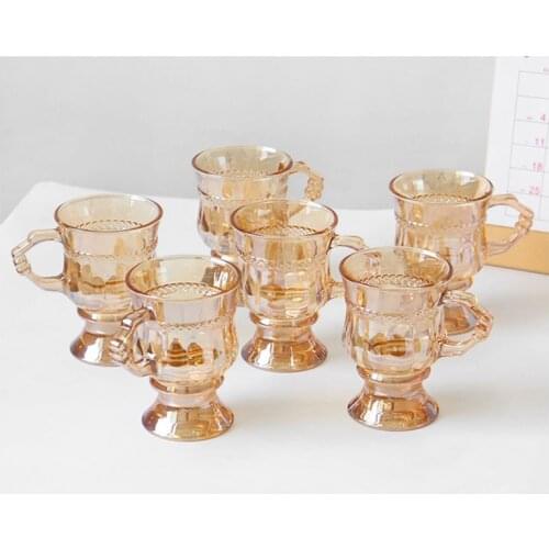 Drinkware Beer Glass Cup for Cocktail Beer Mugs for the Pub Home Bar Handmade Glassware for Wine Water Coffee Juice Whiskey