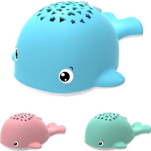 0-6 Years Kids Night Projector Whale Shape Smooth Edge Electronic Component Cute Animal Shape Baby Sleeping Comfort Toy