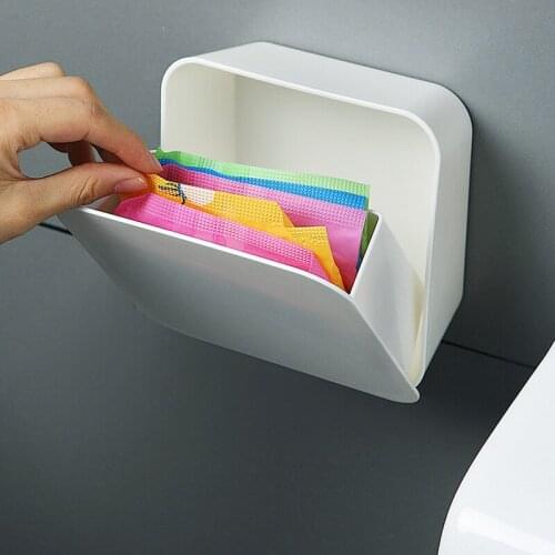 Dust-proof Storage Container Waterproof Detachable Wall HangingHome Storage Box Bathroom Accessories Kitchen Tools Cocina