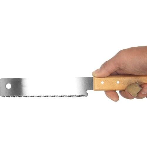 Mini WoodWorking Hand Saws Double Sides Steel SK5 Tenon Saw Fine Tooth Wood Handle 83XA