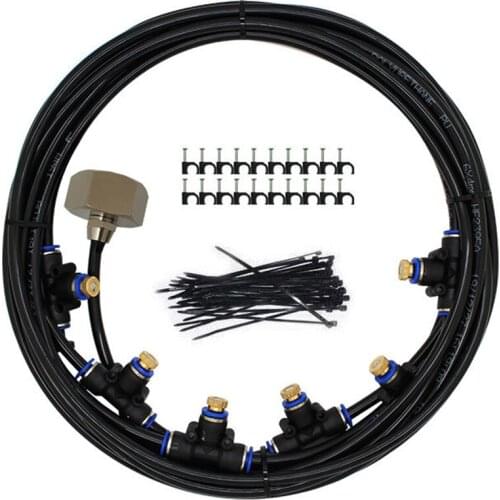 Garden Sprayer Outdoor Atomization Misting Cooling Water Spray Sprinkler Nozzle Gardening Greenhouse Plants Flowers Watering Irr