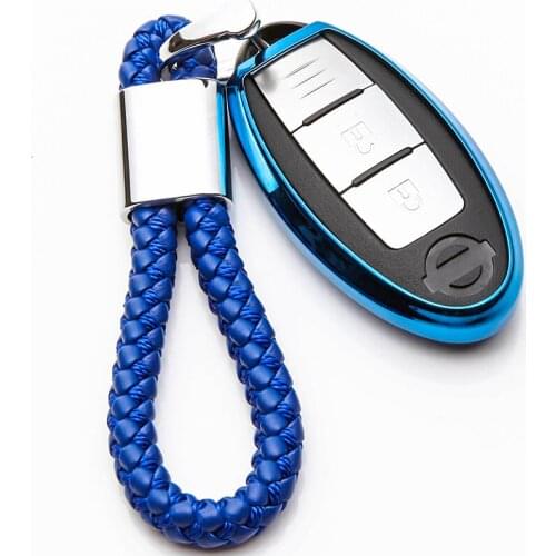 Car Styling TPU Key Case Cover For Infiniti G37 FX37 FX GX70 Q50 Q60 G35 G25 Q30 Key Ring Protection Case Fob Auto Accessories