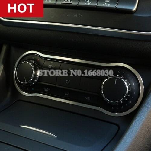 Inner Center Console Air Condition Button Cover Trim For Benz GLA X156 2013-2018 Car accesories interior Car decoration