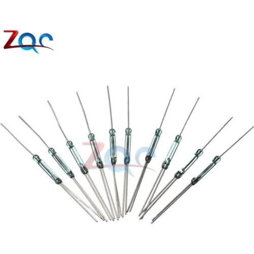10 pcs Reed Switch 3 pin Magnetic Switch Normally Open and Normally Closed Conversion 2.5X14MM 3pin