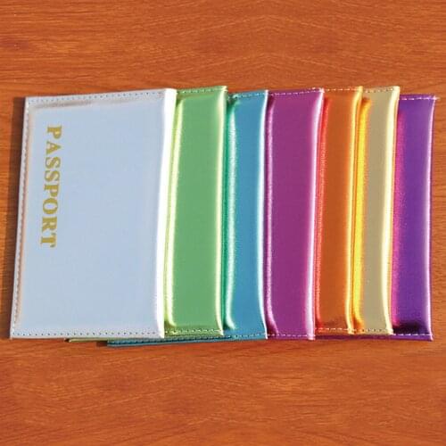 High Quality Passport Clip Mirror Glossy Passport Book Glossy Ticket Holder Travel Simple Passport Case