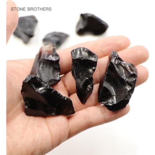 100g Natural Crystal Quartz Specimen Natural Obsidian Irregular Shape Rough Rock Large Grain Unpolished Collectio Home Decor