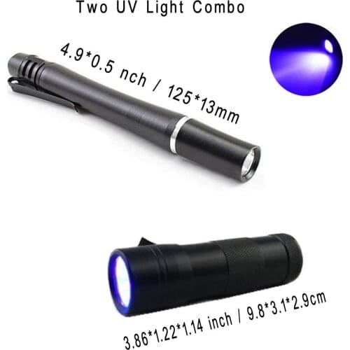 Riverruns UV Power 12 LED Fishing UV Light + 395nm Wavelength Fishing UV Pen Light Fly Tying For Building Flies Heads Bodies