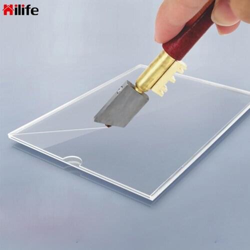 17mm Single Diamond Glass Cutter Sharp Knife Glass Diamond Cutting Tool Portable