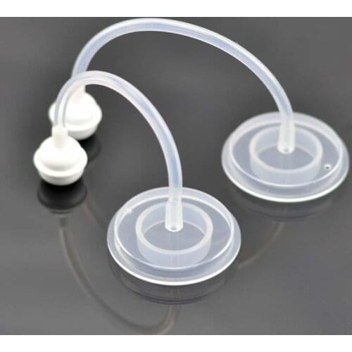 2Pcs Baby Bottle Straw Cup Straw Accessories Replacement Wide Mouth Caliber Silicone Feeding Accessories