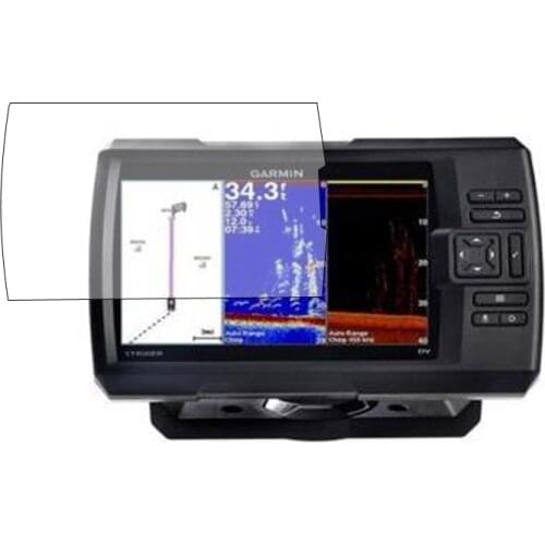 2 x PET Clear Screen Protector Cover Protective Film Guard For Garmin Striker Plus 7cv 7sv Fishfinder 7inch Handheld GPS Tracker