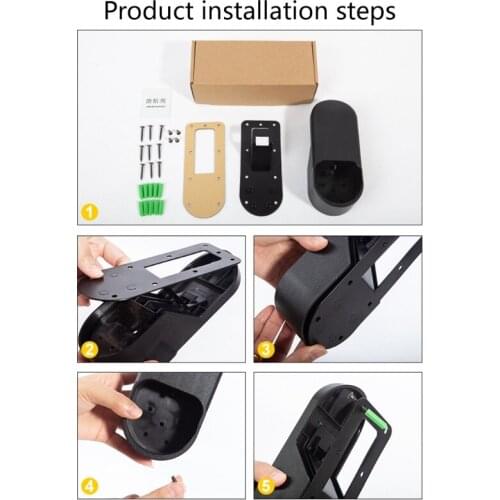 J60F Car Charging Cable Organizer Wall Mount Connector Bracket Charger Holder Adapte For Tesla Model 3 S X Y