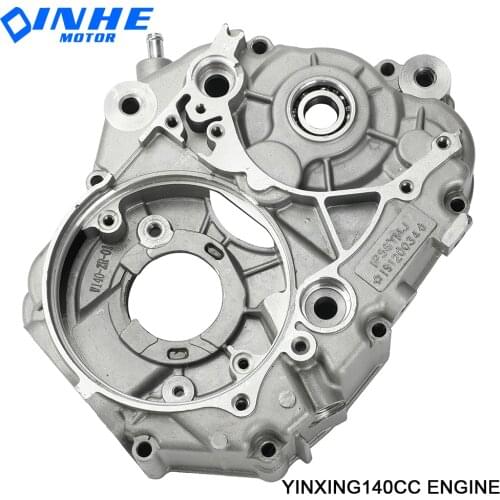 YX140 Motorcycle CrankCase Left Side Crank Case For 56mm Bore YINXIANG YX 140cc Horizontal Engine 140cc Dirt Pit Bike Parts
