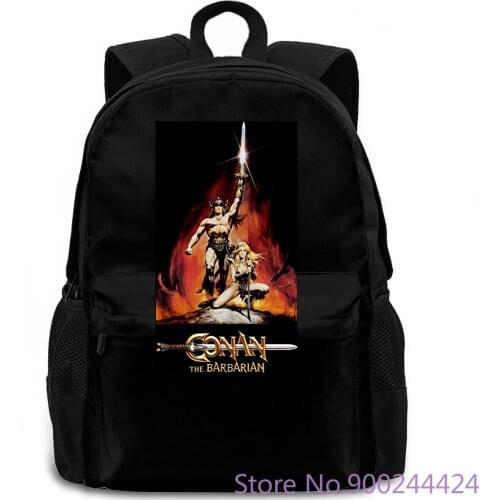 Conan the Barbarian v2 black poster all s S...5 New Hot Printing Latest women men backpack laptop travel school adult