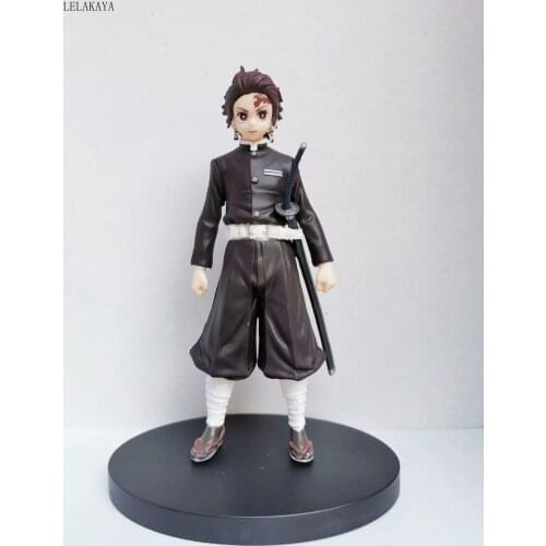 Demon Slayer: Kimetsu no Yaiba Tomioka Giyuu Kamado Tanjirou Anime PVC Action Figure Collectible Model Toys Dropshipping 15-17cm