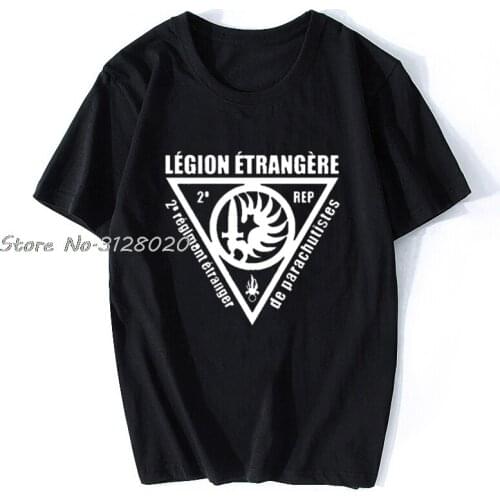French Foreign Legion Paratrooper - 2 Rep Unisex T-Shirt Men Cotton TShirt Tees Tops Streetwear Harajuku