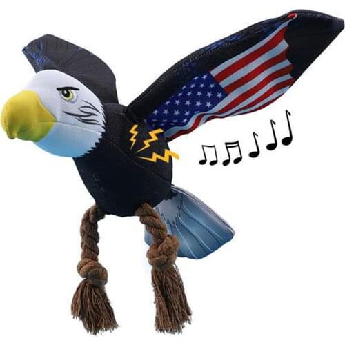 Eagle Pet Toy Plush Cotton Rope Relieve Boredom Puppy Chew Toy