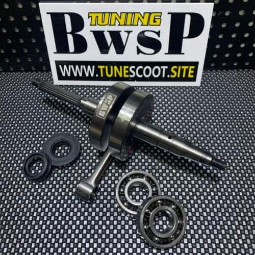 Crankshaft 44mm JOG50 3KJ Long Stroke Set With Bearings And Oil Seals Tuning Jog Crank BWSP Racing Upgrade Parts