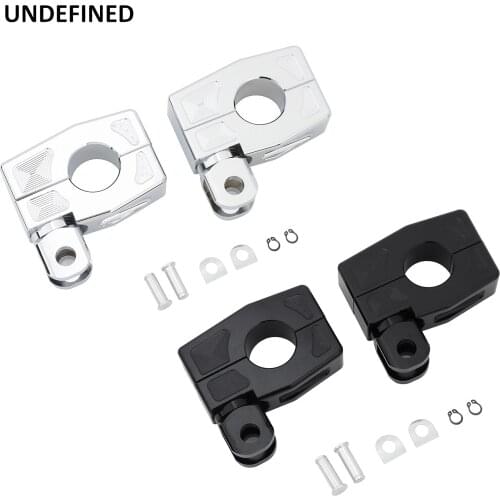 Motorcycle Highway Pegs Short Mount Clamp 25mm 32mm 38mm Engine Guard Foot Pegs Mount for Harley Touring Sportster Softail Dyna