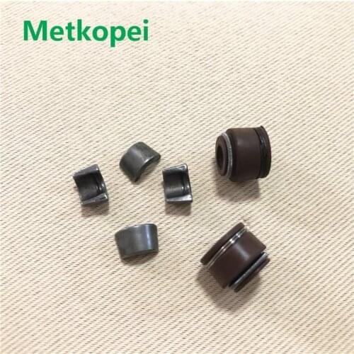 Motorcycle GY6 125 Valve Set Seal Clips for Chinese Scooter GY6 125cc Engines 157QMI 152QMI Moped ATV Part ( 1set 6 pcs )