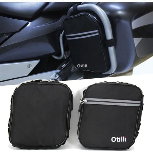 NEW Motorcycle Crash Bar Bags For BMW R 1200 RT K 1600 GT/GTL R1200RT Back Crashbars Frame Bag Storage Bags