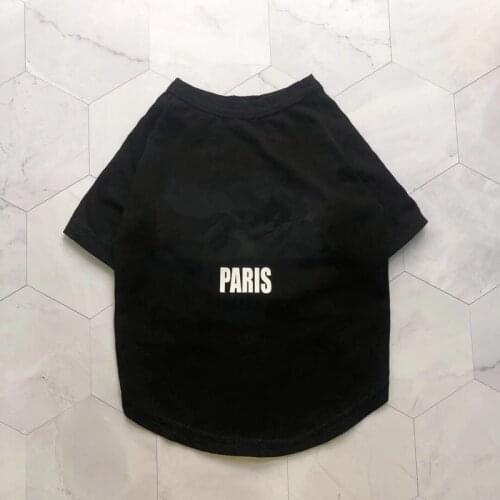 Dog Clothes Cotton Shirts Anti allergic Fashion Letters printing Brand designers B766