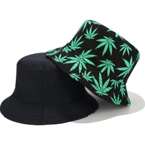 Bucket hats Women Spring Fall Double C Hats For Women Men Hip Hop Cap Maple Leaf Panama Black Bucket Hat New Cotton Fishing Hats