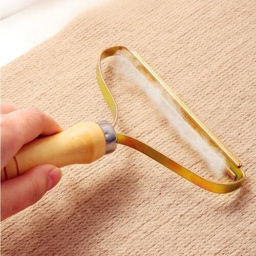 Portable Lint Remover Pet Hair Remover Brush Manual Lint Roller Sofa Clothes Cleaning Lint Brush Fuzz Fabric Shaver Brush Tool