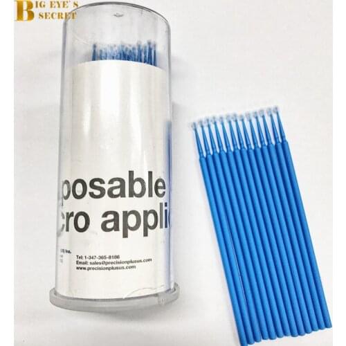 Big Eyes Secret Eyelash Brushes Swab Microbrushes Eyelash Extension Tools Individual Eyelashes Removing Tools Applicators