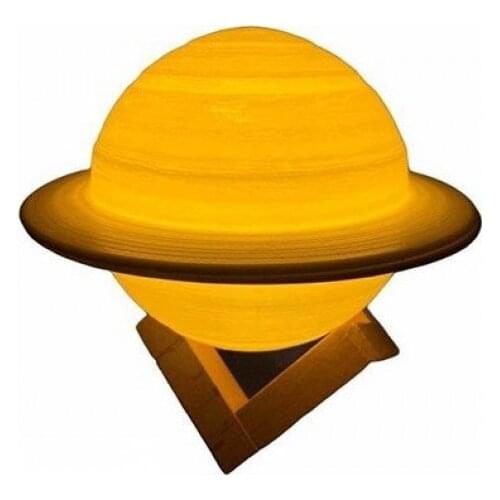 TAURUS TR Color-Changing Usb Charged 3D Saturn Night Light-stylish and flashy
