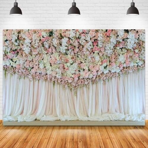 Wedding Valentines Day Photography Background Flowers Rose Decor Backdrop For Photo Studio Photophone Birthday Party Photocall