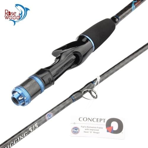 RoseWood 1.95m Shore Slow Jigging Rod Boat Rod 2 Section Lure Weight 30-200g High Carbon Ocean Saltwater Fishing Casting Rod