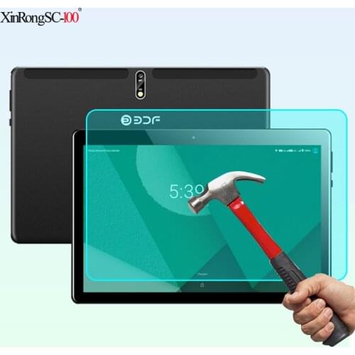 Tempered Glass film Guard LCD Protector for BDF M107 Octa Core Google Play 3g 4g Android 9.0 DUAL 4G PHABLET 10.1 inch Tablet