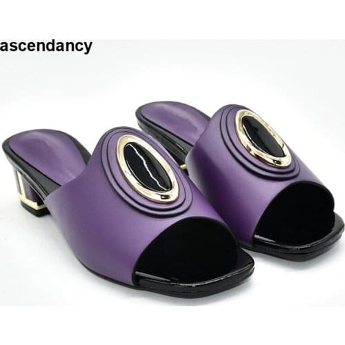 Woman Shoes 2020 Spring Latest African Women Weddding Pumps Rhinestone Wedding Party Shoes Nigerian Women Sandals High Quality