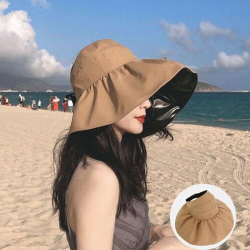Bella 2021 new Summer Sun Hat Beach Women Cotton Wide Straw Chic Fashion Travel Lady Solid Ins All-match Pink Bucket Hat Outdoor