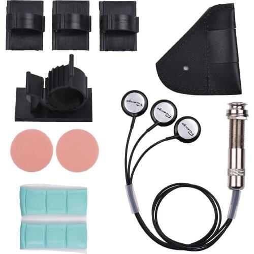 Rango DSS-3 Acoustic Guitar Pickup Sound Seeker Pures Sound Transducer for Guitar Ukulele Cello Banjo Mandolin Microphone Pickup