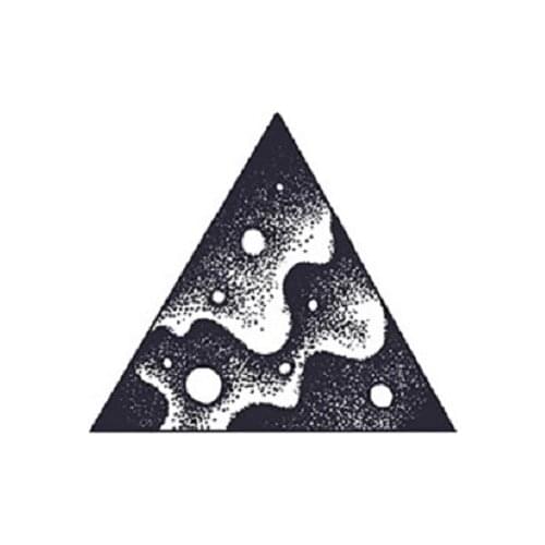 30MM×35MM dark tattoo stickers, degenerate, waterproof and long-lasting, new product of cosmic galaxy, triangle planet