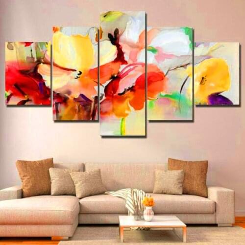 Watercolor Peonies 5d DIY Diamond Painting Flower Cross Stitch Kits Mosaic 3d embroidery full rhinestone 5 panel Home Decor